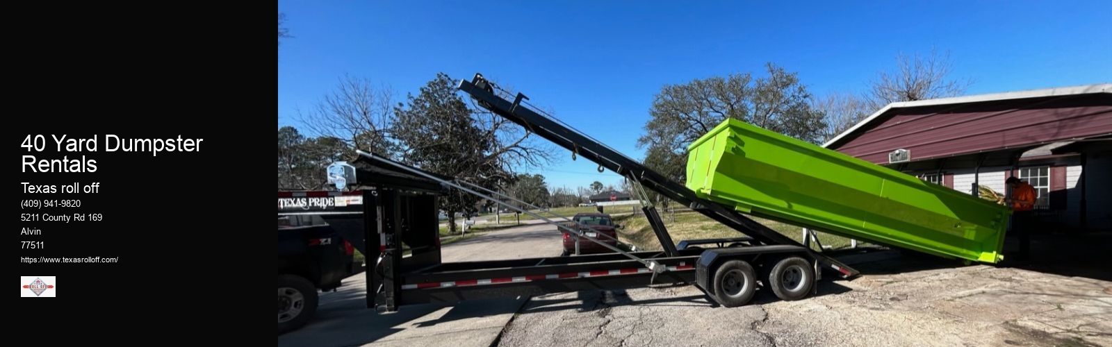 40 Yard Dumpster Rentals